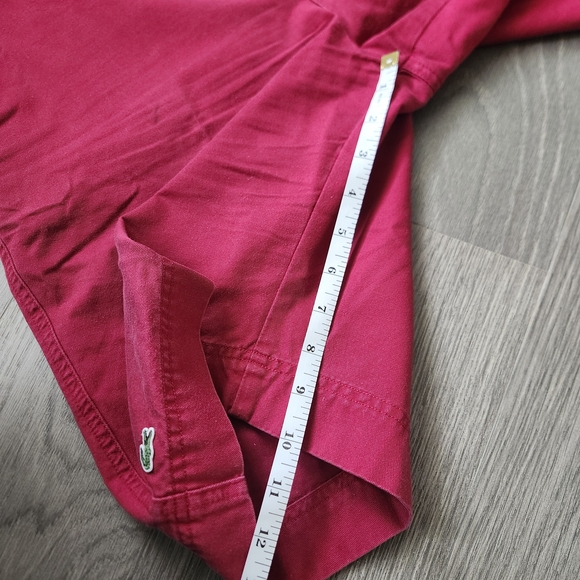 Vintage Lacoste Men Chino Shorts with logo - Picture 13 of 15